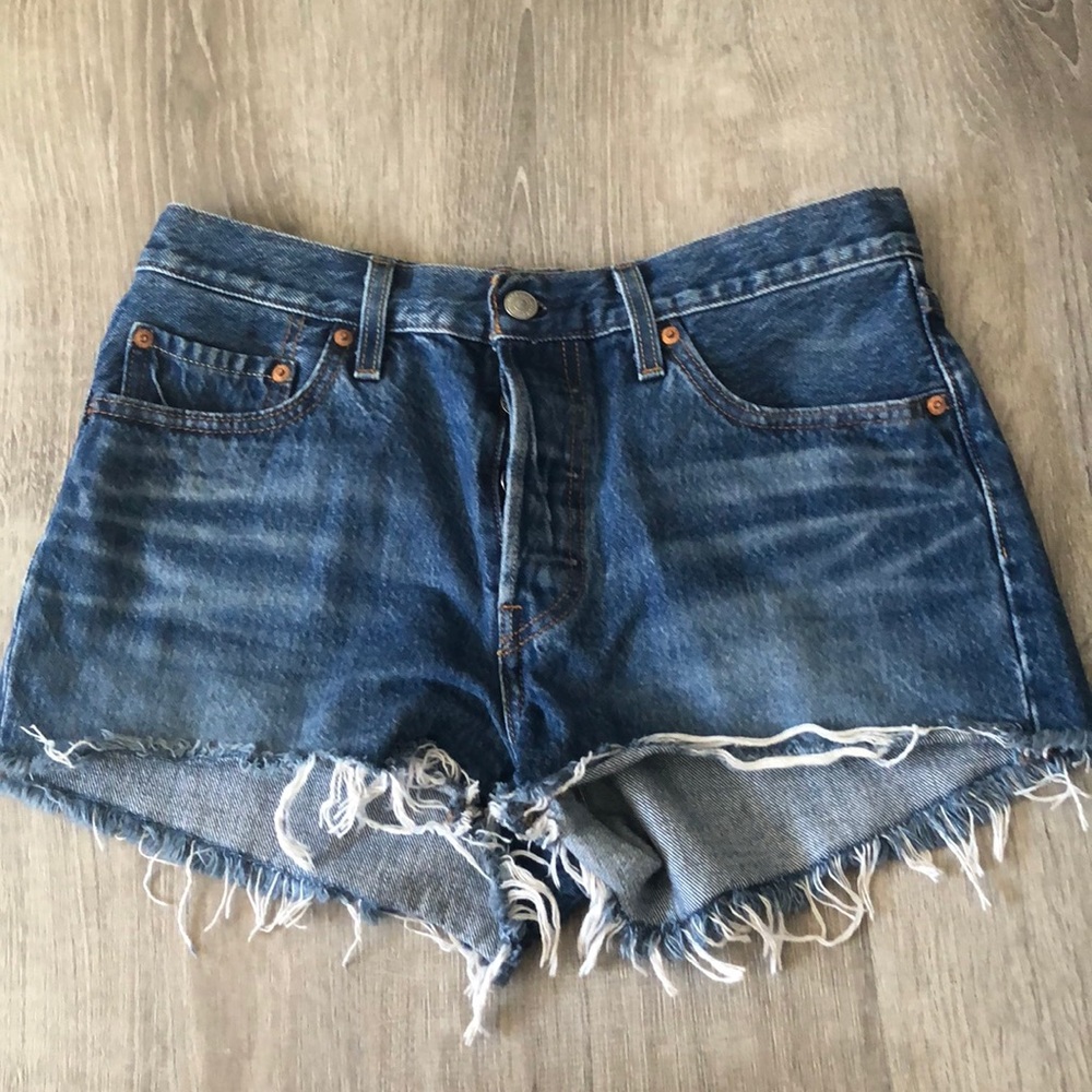 Levi denim shorts